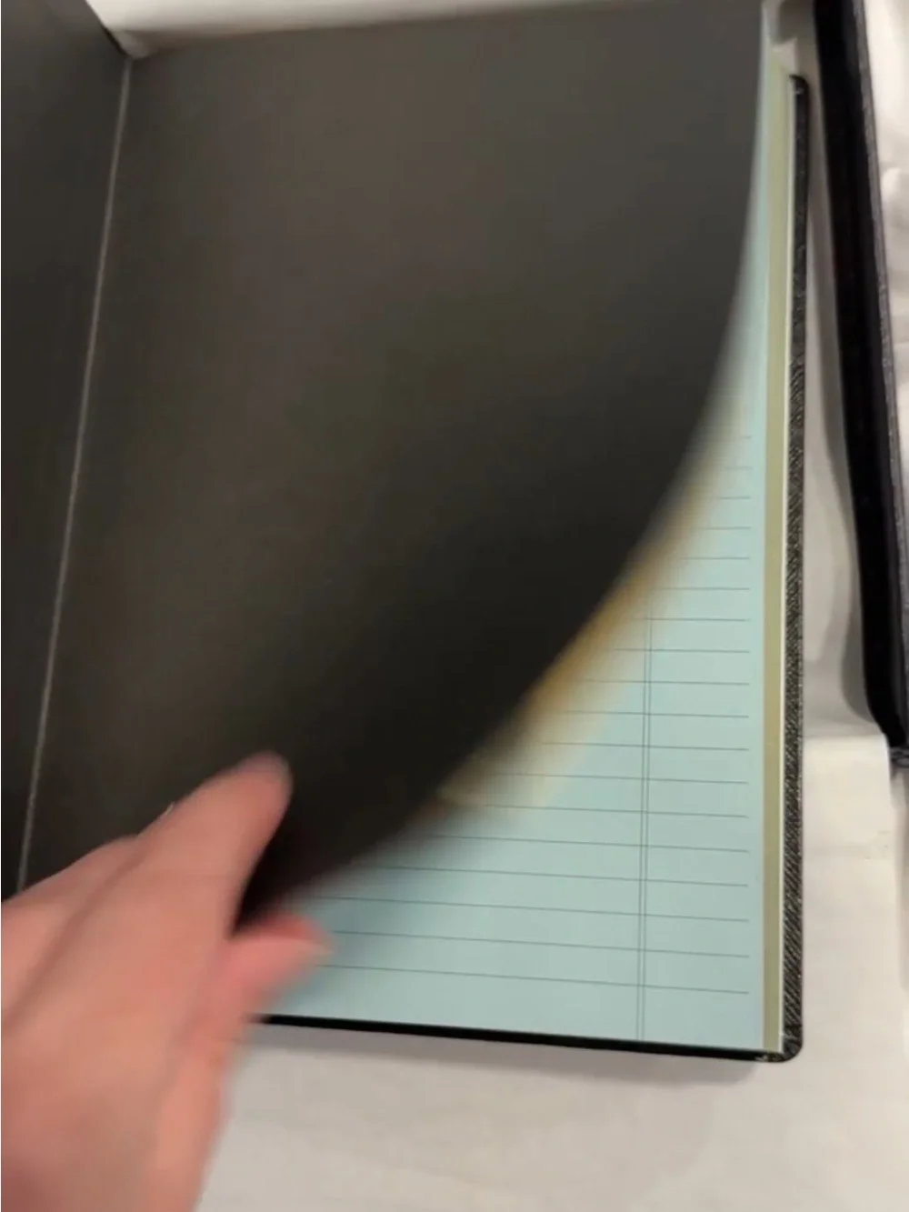 Prada Black Textured Leather Journal New Complete with Gift Box